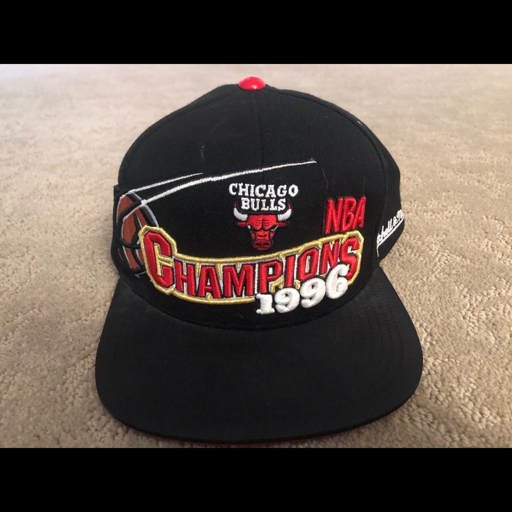 Chicago Bulls NBA 1996 Champions hat